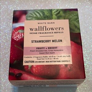 White Barn Wallflowers Strawberry Melon Fragrance Refills